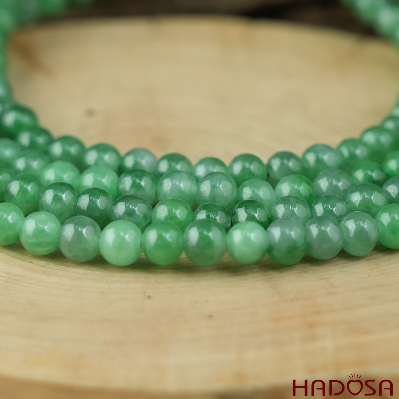 Vòng cổ Ngọc cẩm thạch 6mm