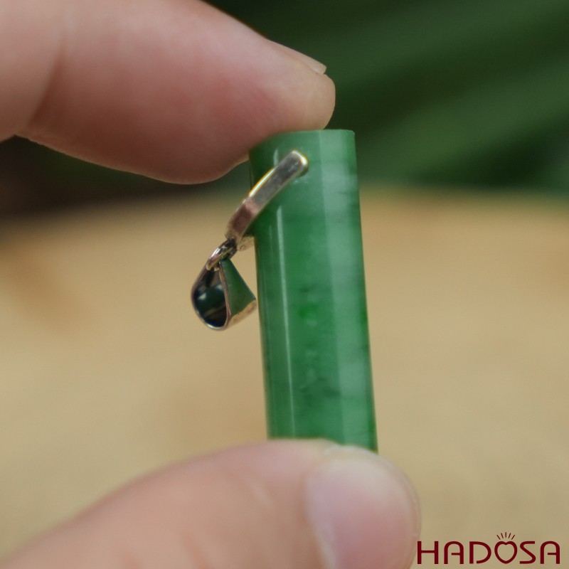 Mặt dây chuyền Cẩm thạch hình trụ 25-27mm | HADOSA