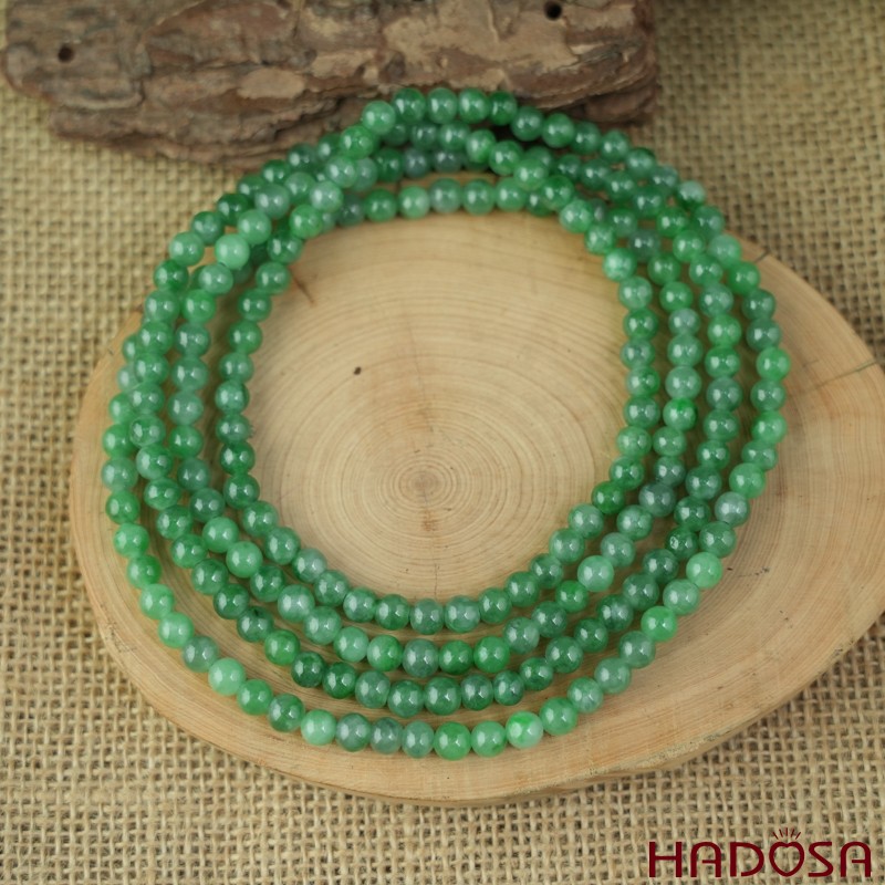 Vòng cổ Ngọc cẩm thạch 6mm