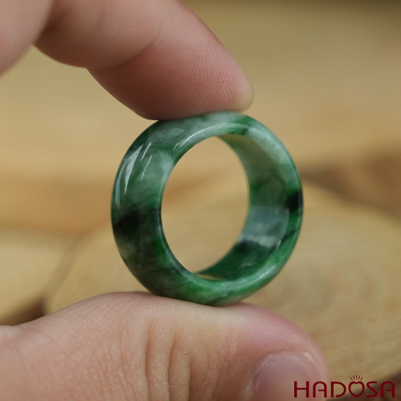 Nhẫn Cẩm Thạch sơn thuỷ size 17