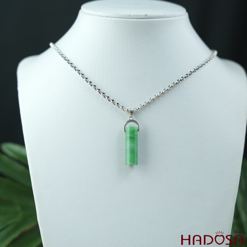 Mặt dây chuyền Cẩm thạch hình trụ 25-27mm | HADOSA