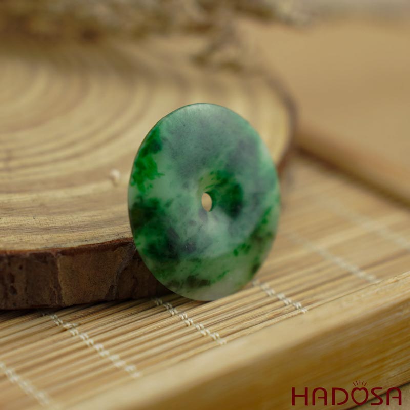 Cẩm thạch đồng tiền sơn thủy 28mm