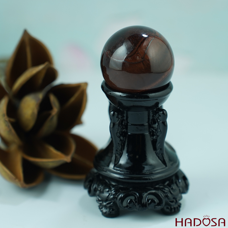 Quả cầu mắt hổ đỏ 3cm