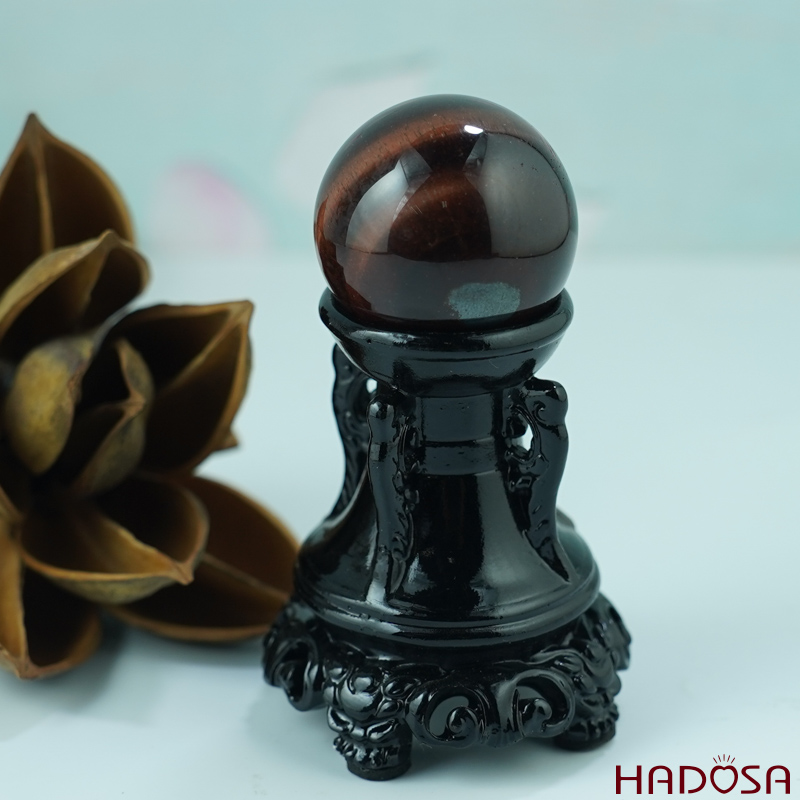 Quả cầu mắt hổ đỏ 3cm