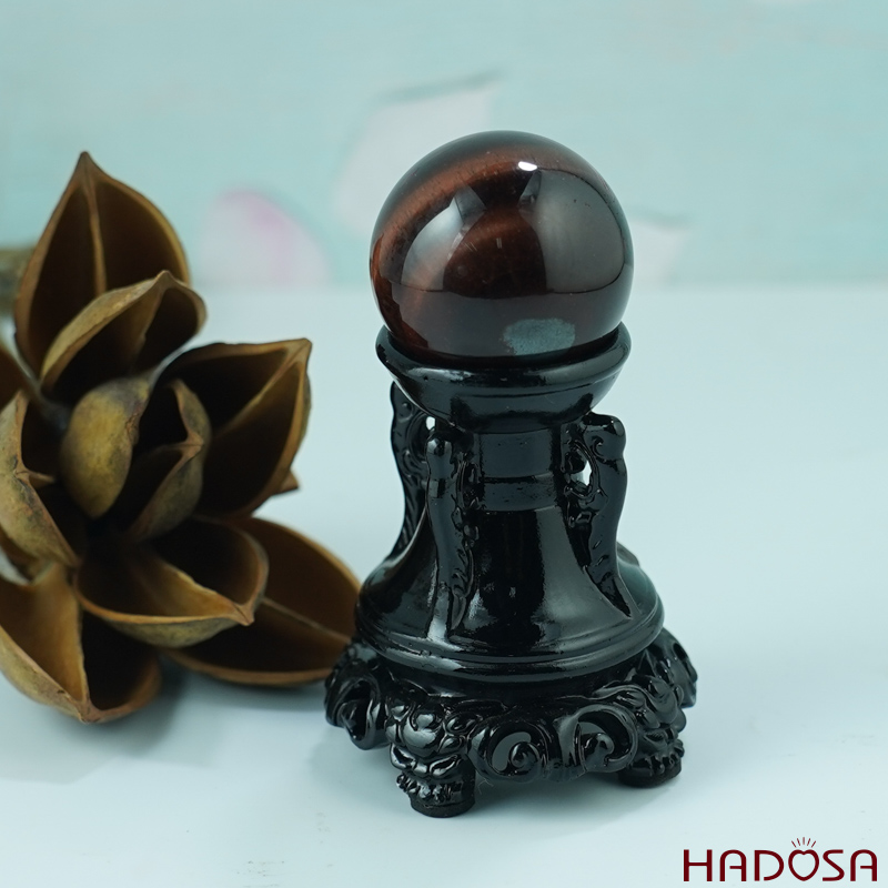 Quả cầu mắt hổ đỏ 3cm