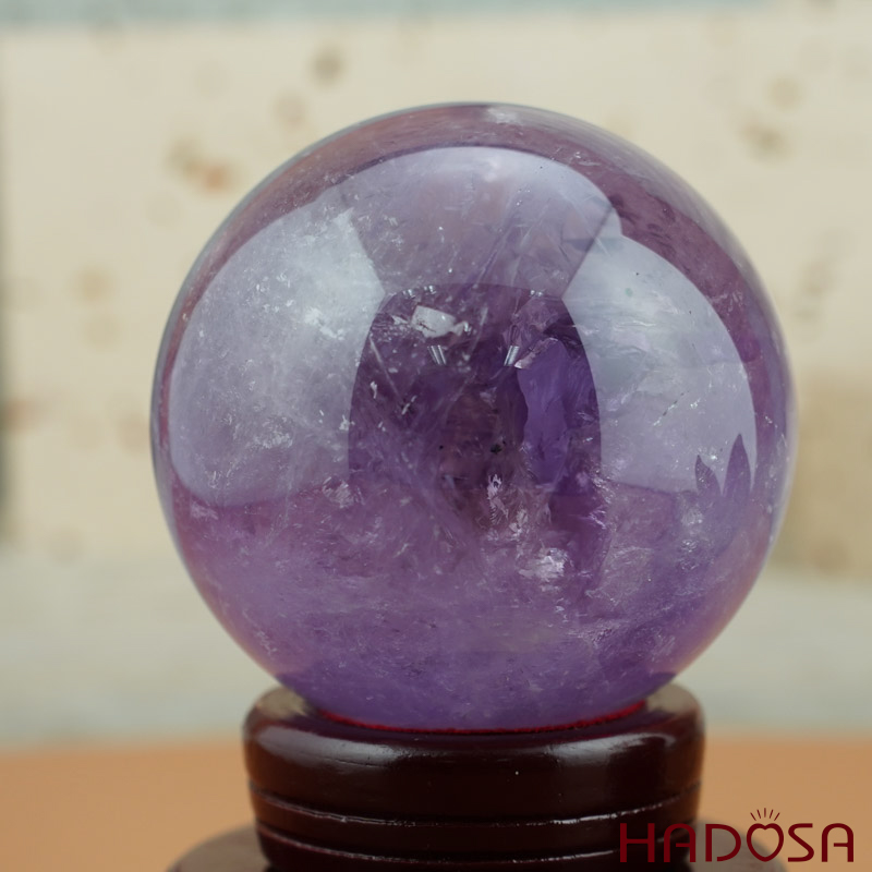 Cầu thạch anh tím 8.5cm 900gr