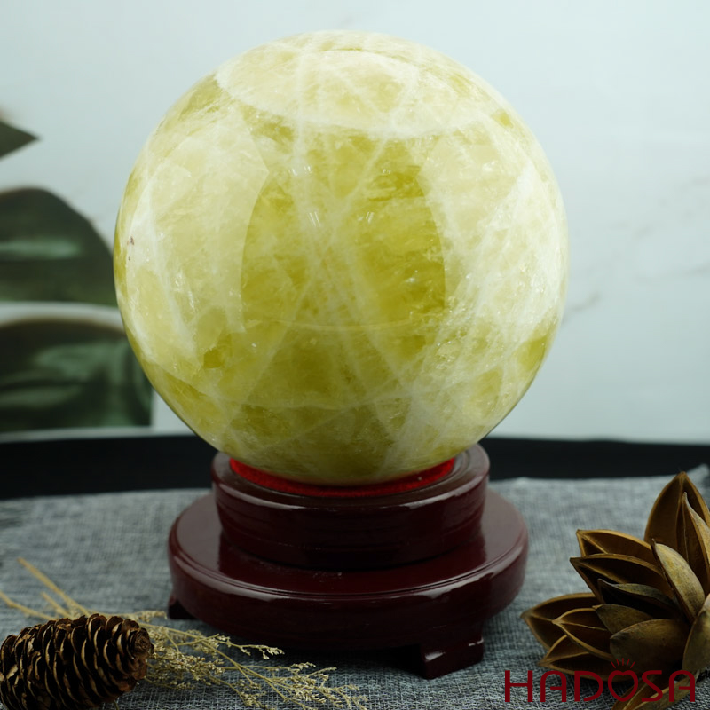 Cầu thạch anh vàng 3A 17.5cm