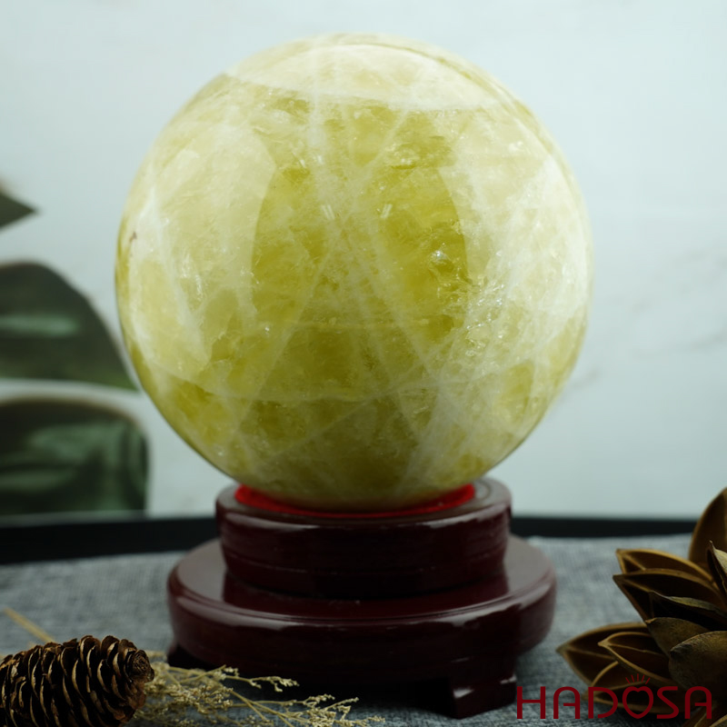 Cầu thạch anh vàng 3A 17.5cm