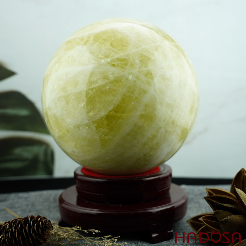 Cầu thạch anh vàng 3A 17.5cm