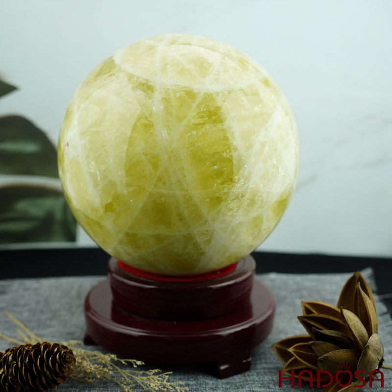Cầu thạch anh vàng 3A 14cm 4kg