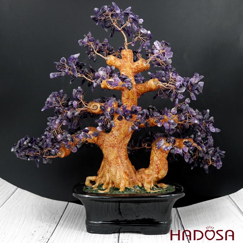 Cây tài lộc Thạch anh tím 30*16*32