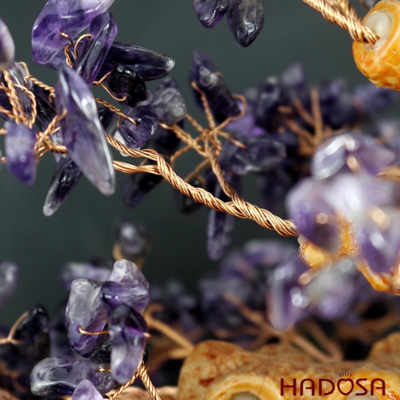 Cây tài lộc Thạch anh tím 30*16*32