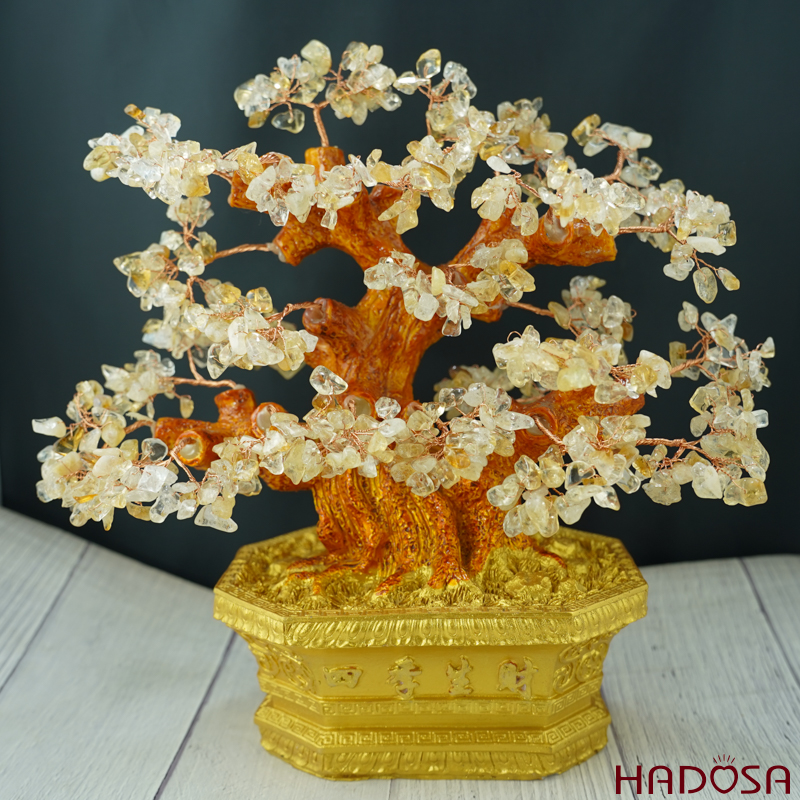 Cây tài lộc thạch anh 28*30cm