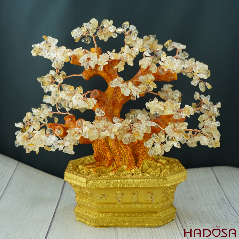 Cây tài lộc thạch anh 28*30cm