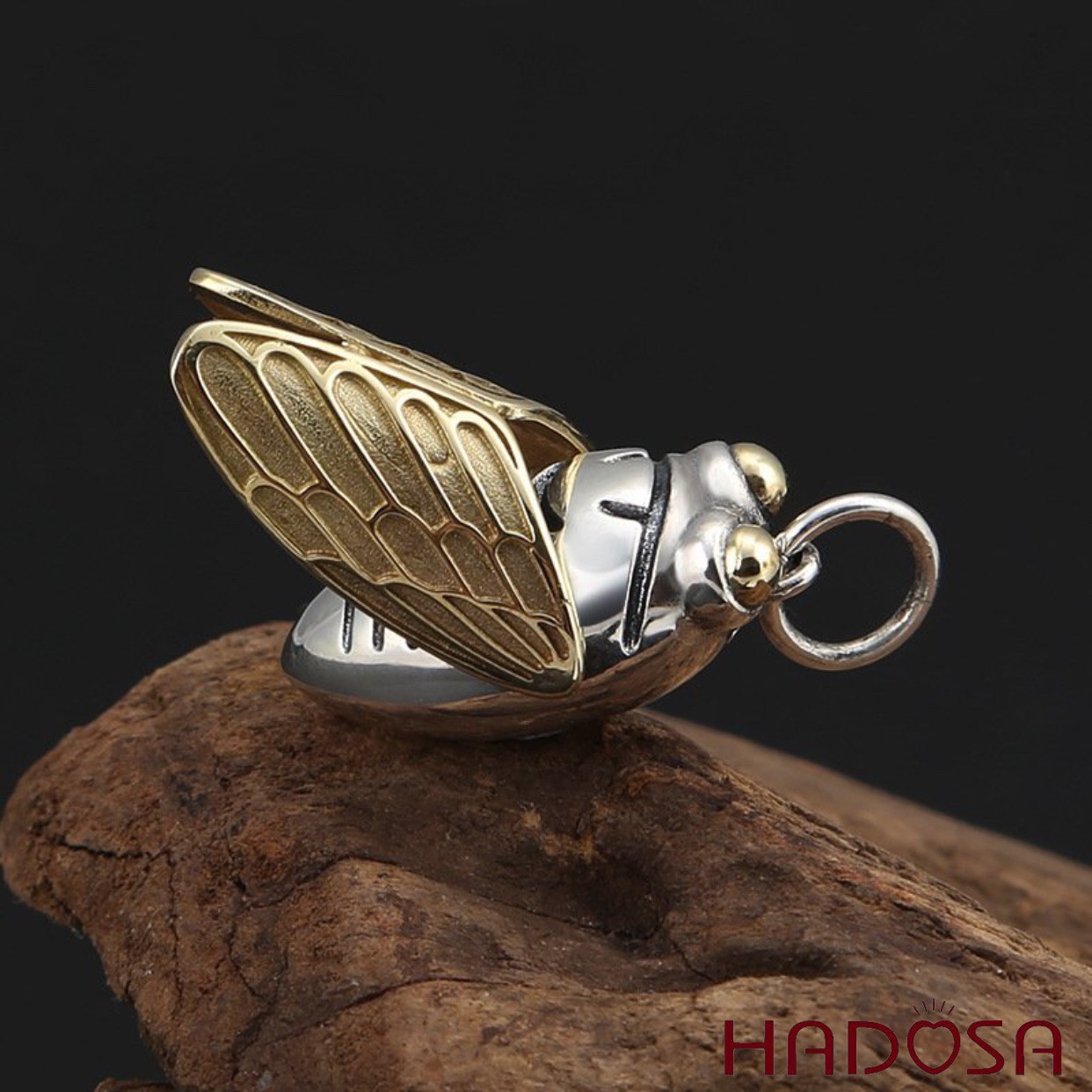 Mặt dây chuyền Ve Sầu bạc Thái