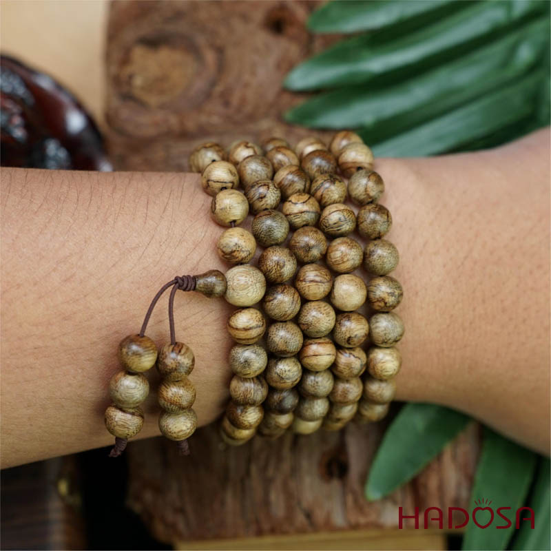 Chuỗi Trầm Hương tốc bông 108 hạt 8.5mm