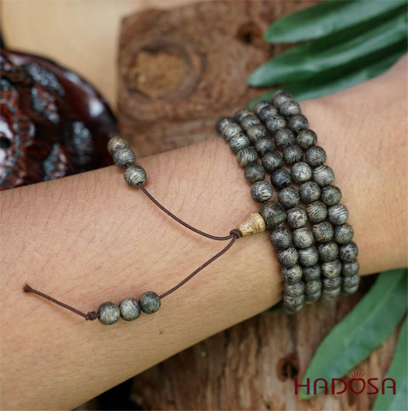 Chuỗi Trầm hương 108 hạt 6mm