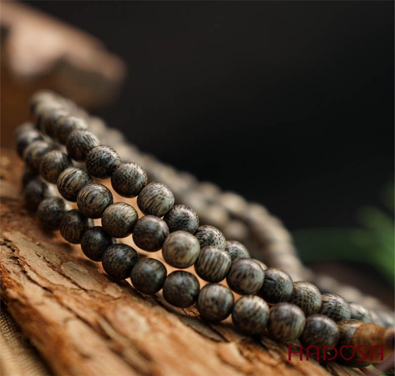 Chuỗi Trầm hương 108 hạt 6mm