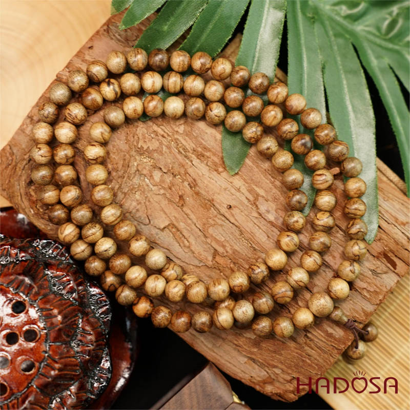 Chuỗi Trầm Hương tốc bông 108 hạt 8.5mm