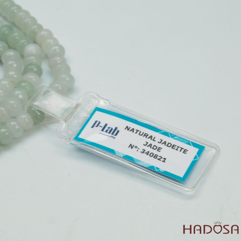 Vòng cuốn Ngọc Cẩm Thạch Xanh Nếp 5mm