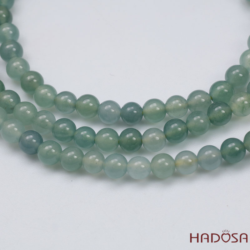 Vòng cuốn Ngọc Cẩm Thạch Lam Ngọc 4.5mm