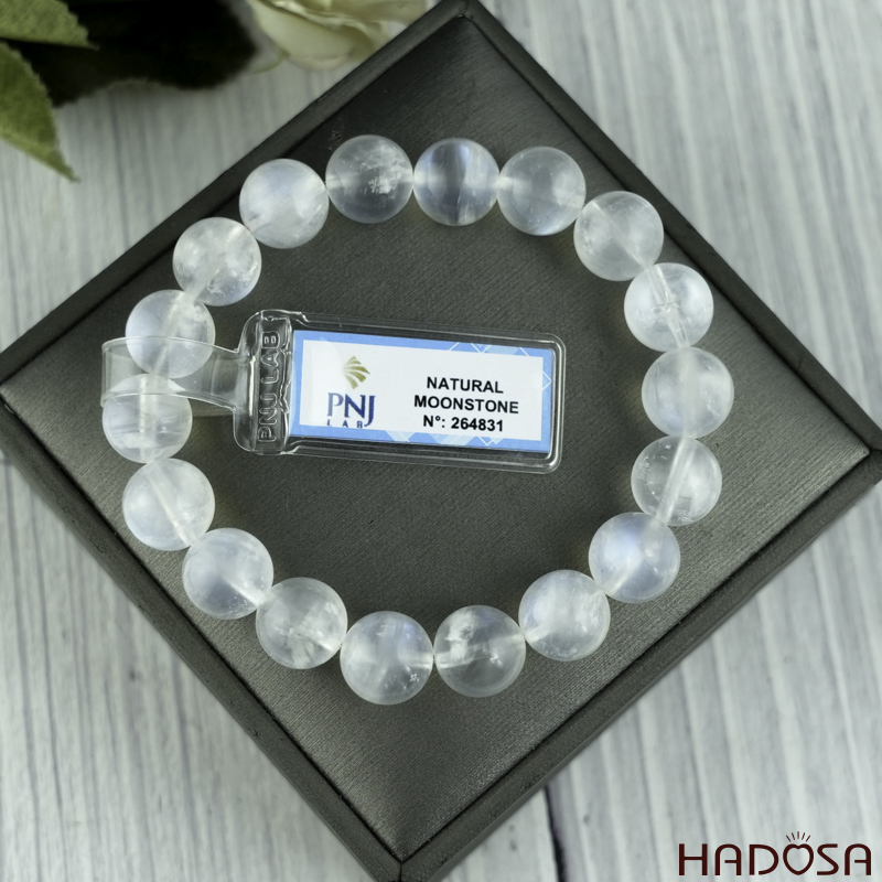 Vòng đá Mặt Trăng 11mm chuẩn 7A