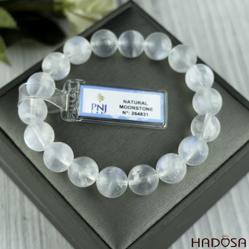 Vòng đá Mặt Trăng 11mm chuẩn 7A