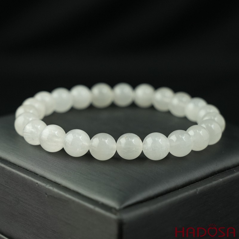 Thạch Anh Tóc Bạch Kim 8mm chuẩn 6A