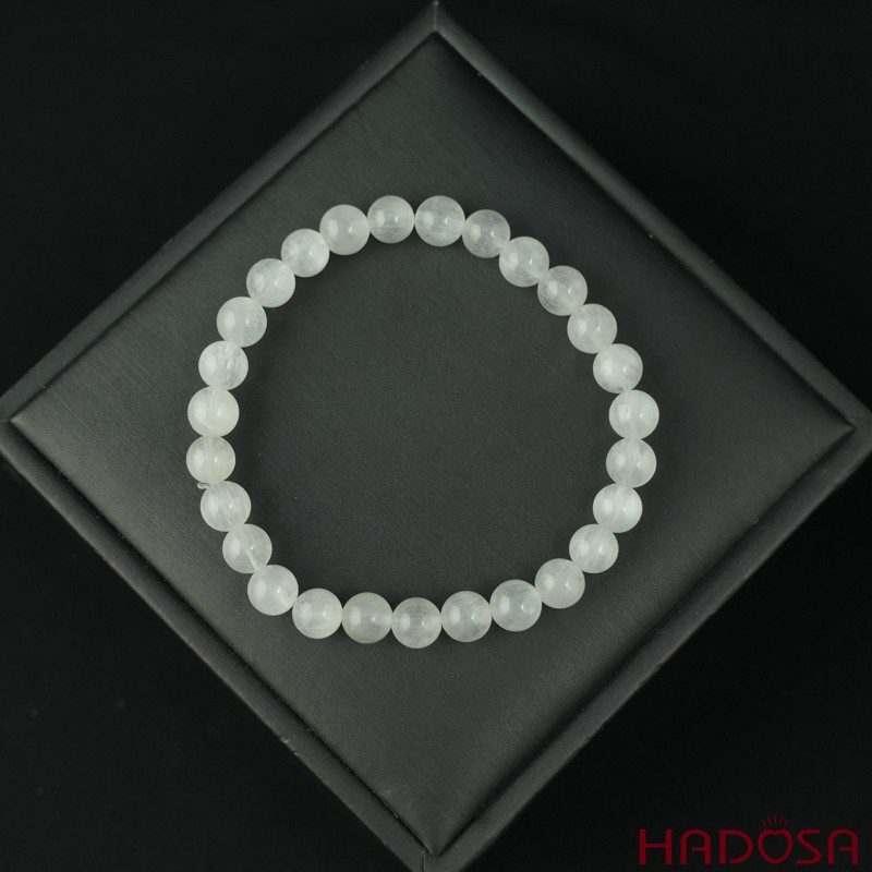 Thạch Anh Tóc Trắng 6mm chuẩn 6A