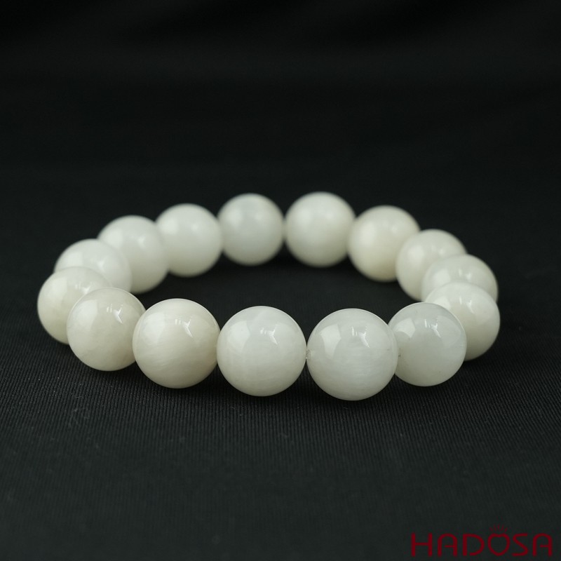 Vòng Thạch Anh Tóc Trắng 15mm cao cấp chuẩn 6A