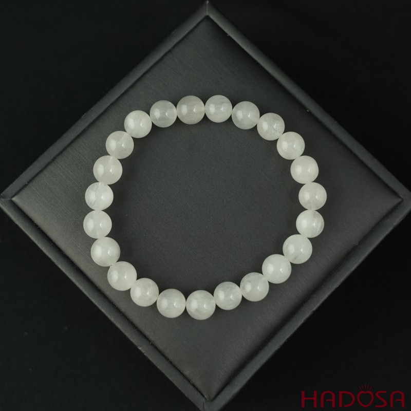 Thạch Anh Tóc Bạch Kim 8mm chuẩn 6A