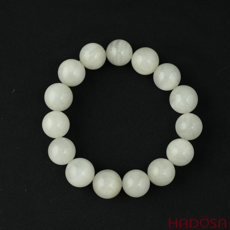 Vòng Thạch Anh Tóc Trắng 15mm cao cấp chuẩn 6A
