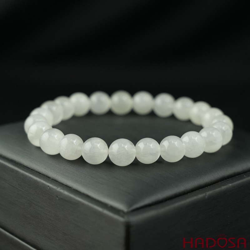 Thạch Anh Tóc Bạch Kim 8mm chuẩn 6A