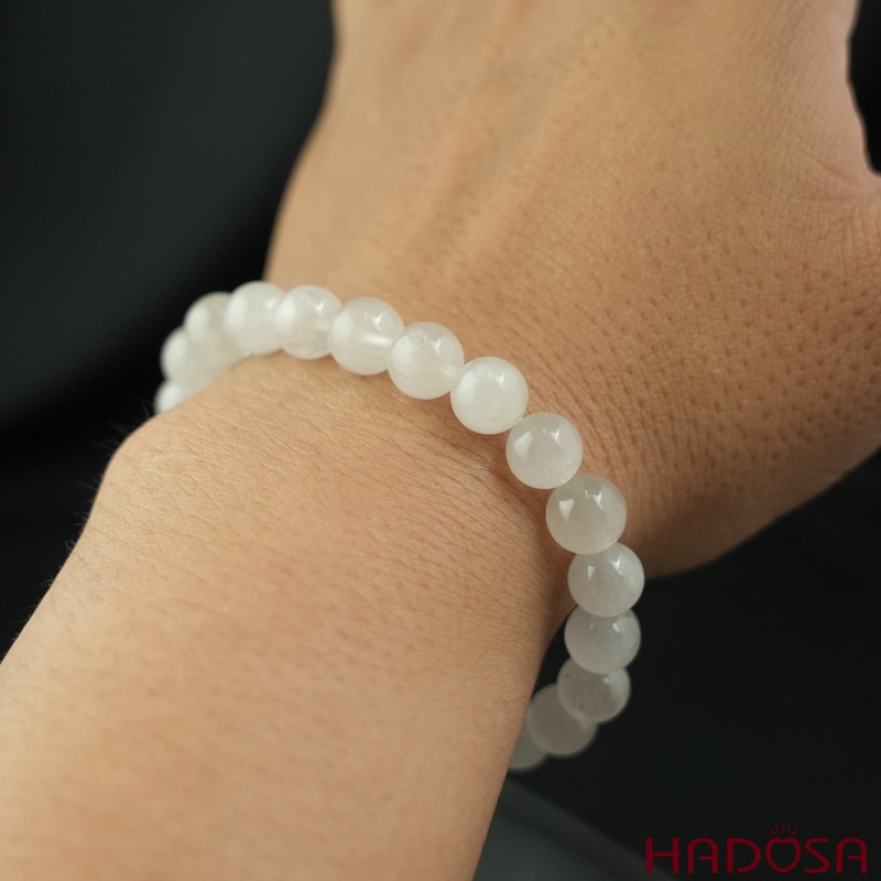 Thạch Anh Tóc Bạch Kim 8mm chuẩn 6A