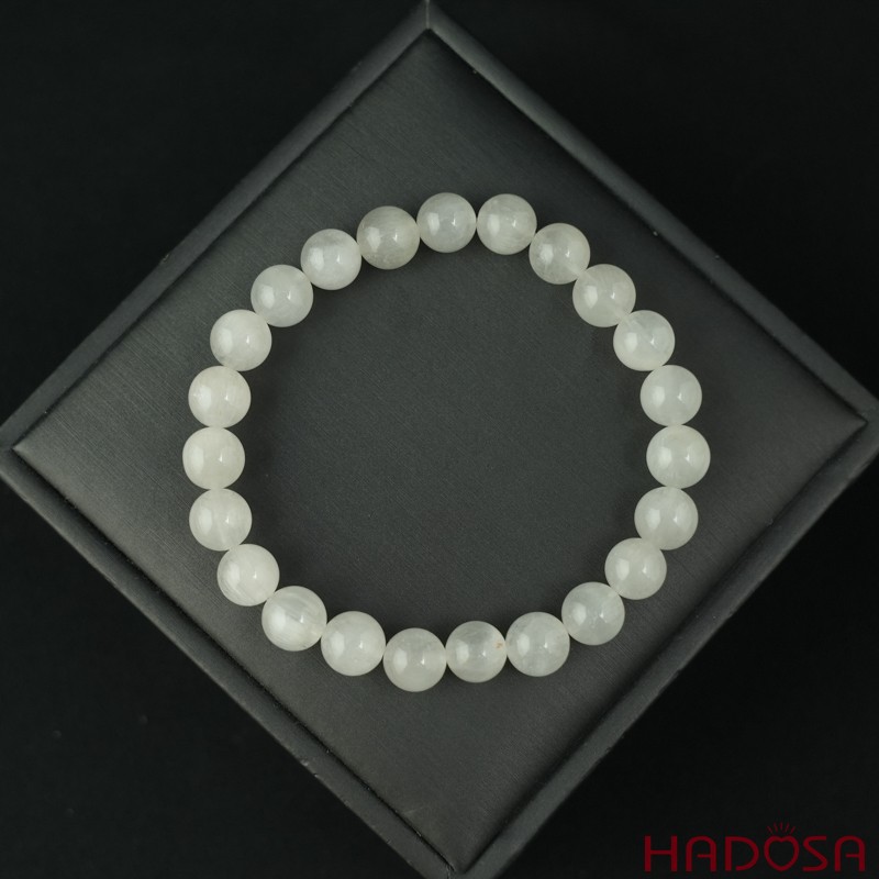 Thạch Anh Tóc Bạch Kim 8mm chuẩn 6A