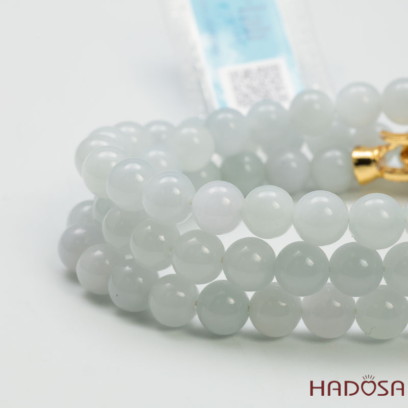 Dây Chuyền Ngọc Cẩm Thạch Jade A Bạc Ngọc 7mm