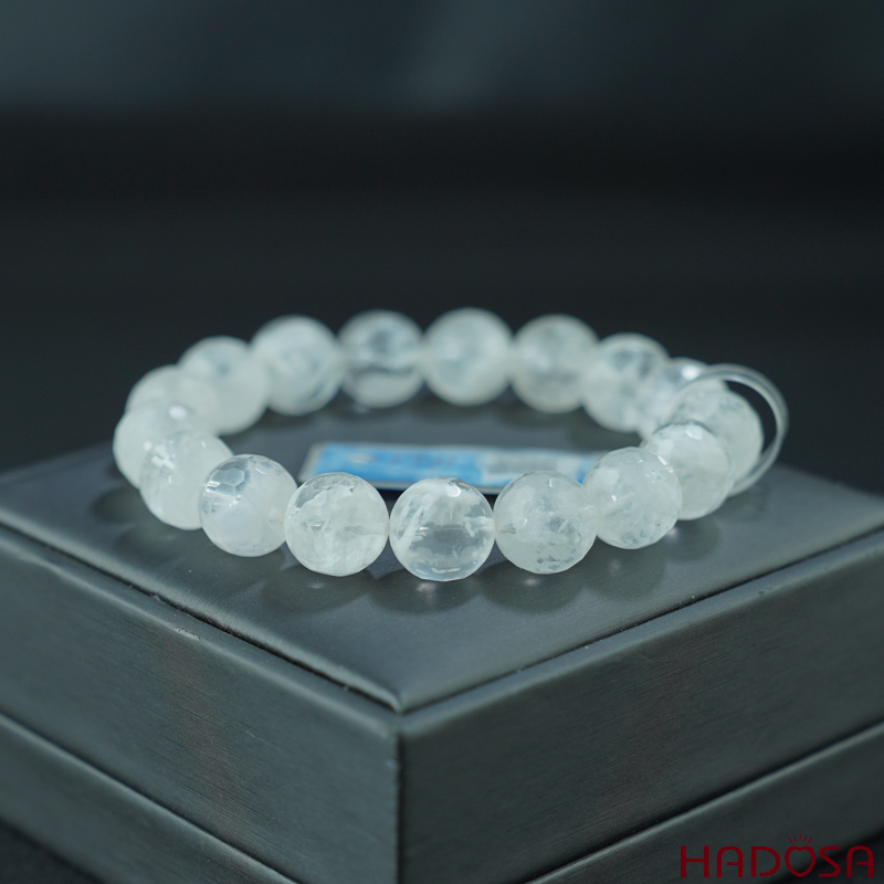 Vòng Thạch anh ưu linh mài giác 11mm chuẩn 4A