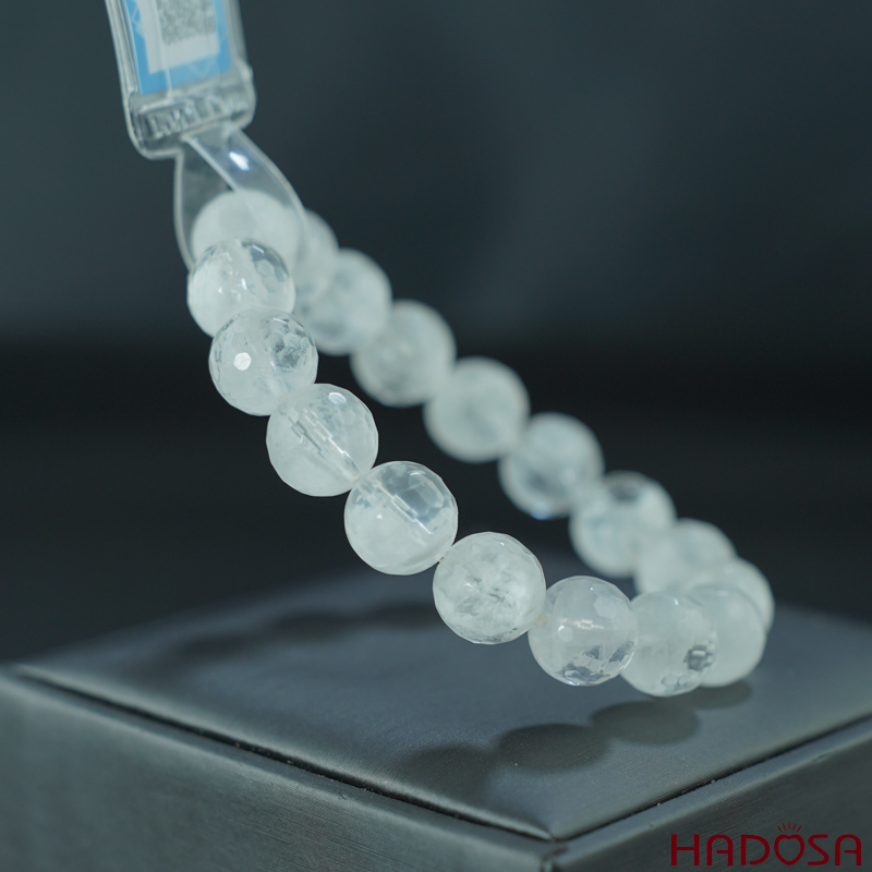 Vòng Thạch anh ưu linh mài giác 11mm chuẩn 4A