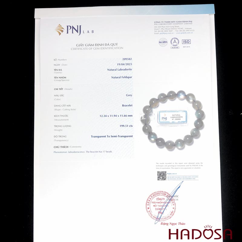 Vòng đá Xà Cừ 12mm chuẩn 6A