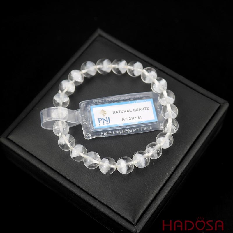 Thạch anh ưu linh trắng 8mm 5A