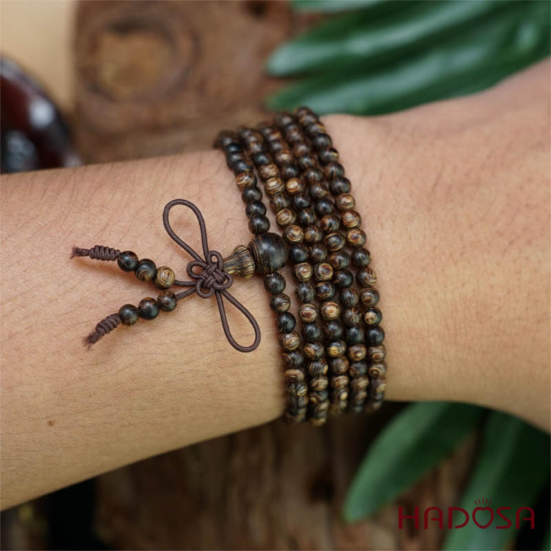 Chuỗi Trầm Hương sánh ghép 216 hạt 4mm