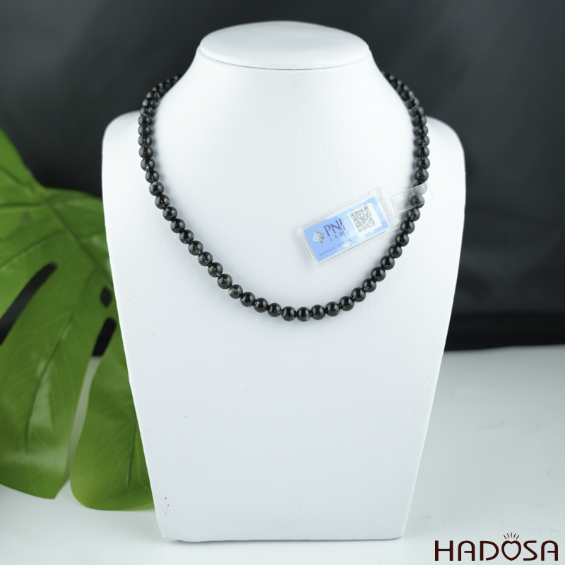 Vòng quấn tay Thạch anh tóc đen 06mm 7A