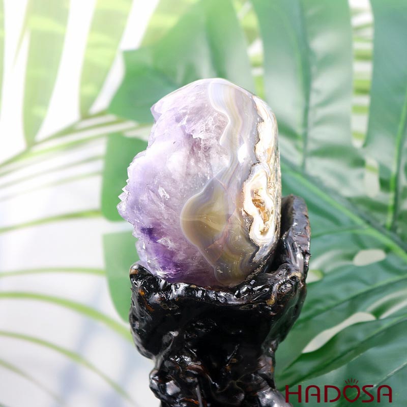 Tim thạch anh tím 960gr