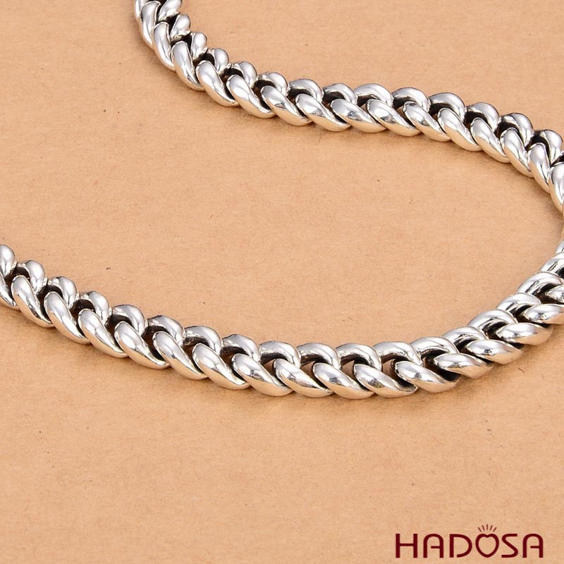 Dây chuyền bạc nam trơn