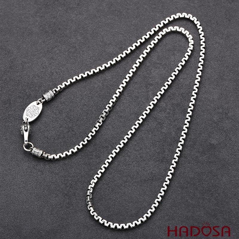 Dây chuyền bạc Thái tròn