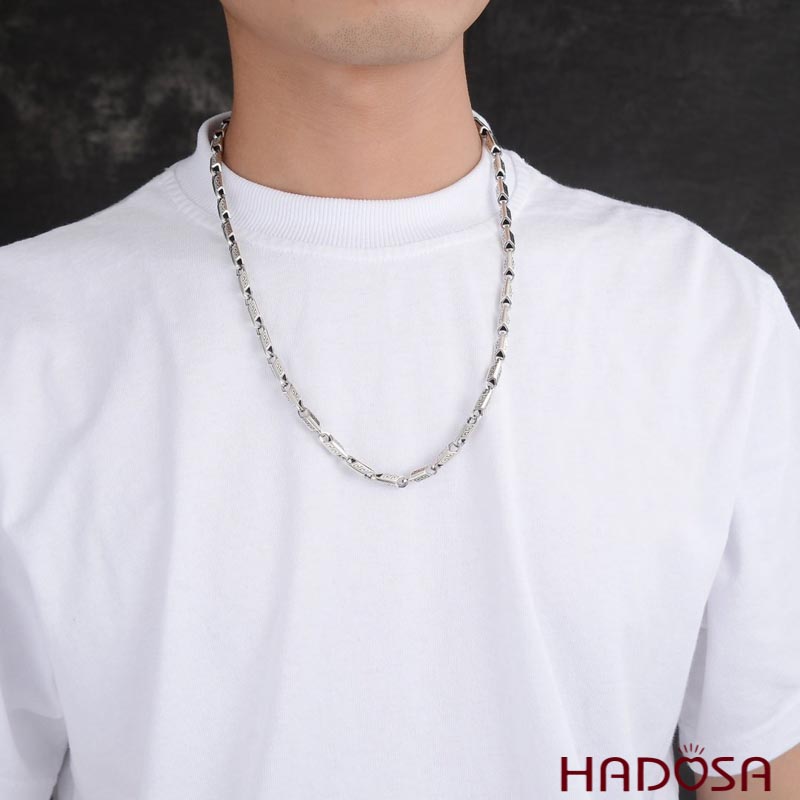 Dây chuyền bạc thái nam