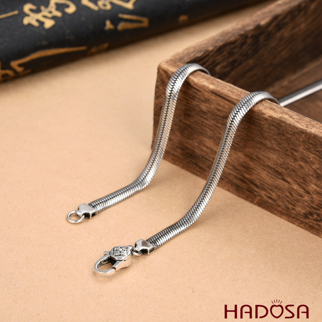 Dây chuyền bạc trơn