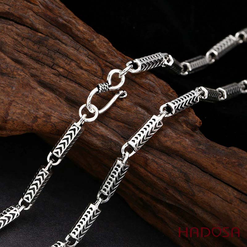 Dây Chuyền Bạc Phong Cách Đốt Trúc Á Đông