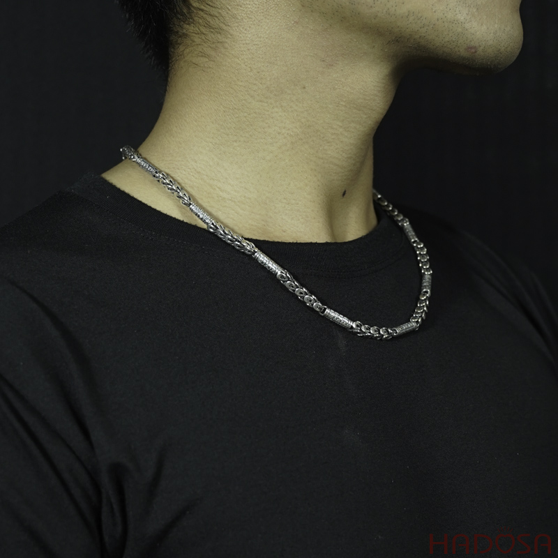 Dây chuyền Rồng bạc Thái cho nam