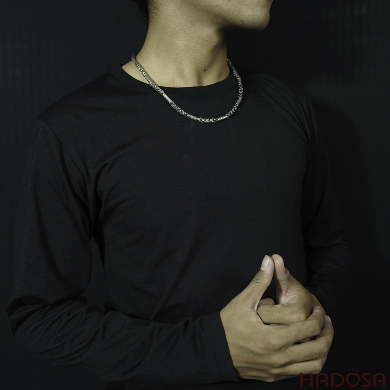 Dây chuyền Rồng bạc Thái cho nam